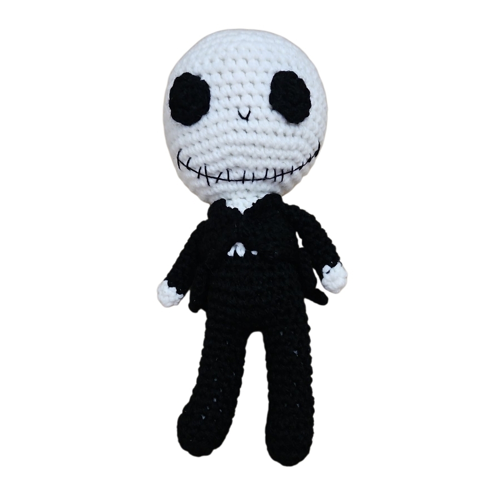 Crocheted Handmade 11" Jack Skellington Nightmare Before Christmas Character